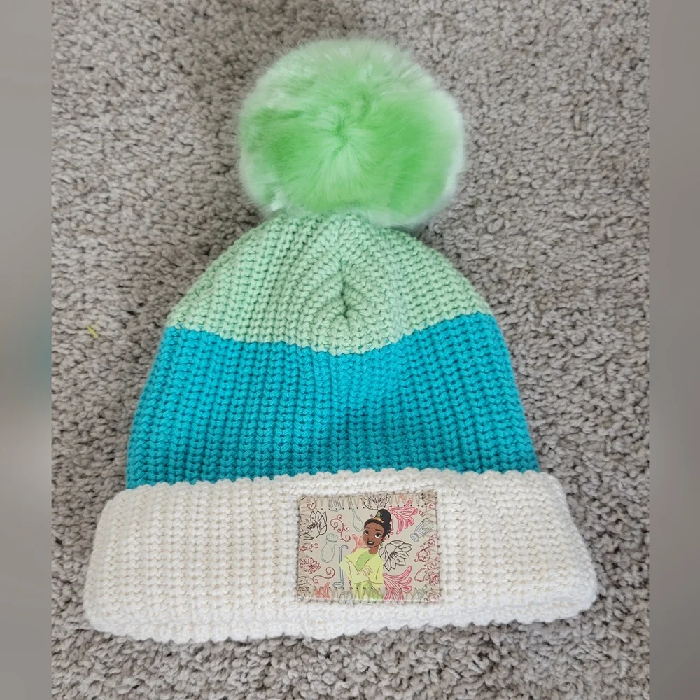 Disney X Love Your Melon Princess And The Frog Pom Beanie Kids Size 6-14
